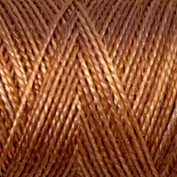 P6 Rusted Orange Pearl Silk Size 12 Valdani