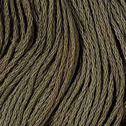 195 Golden Olive Cotton Floss 6Ply Skein Valdani