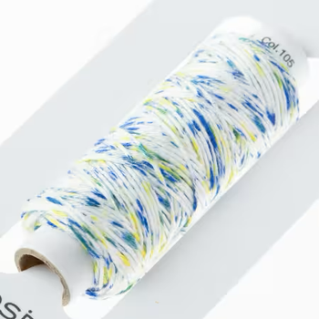 105 Blue Yellow Variegated Thread Hidamari Sashiko Cosmo