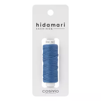 11 Cornflower Blue Solid Thread Hidamari Sashiko Cosmo