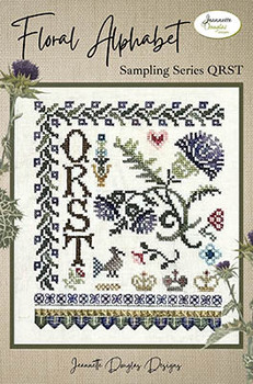 Floral Alphabet Sampling Series - QRST by Jeannette Douglas Designs 25-3028
