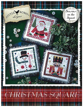 Christmas Square 80w x 80h by Little Robin Designs 25-3199