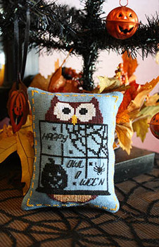 Happy Owl O Ween 55w x 70h by Needle Bling Designs 25-3122