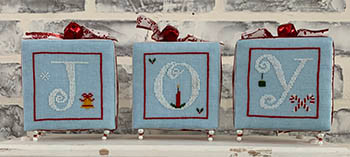 Joy Squared 154w x 50h by Needle Bling Designs 25-3124