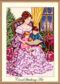 Silent Night, Loving Arms by Cross Stitching Art 26-1023