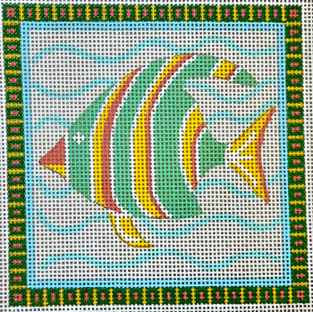 H-1067 Fish 4  4 x 4 18 Mesh CH Designs