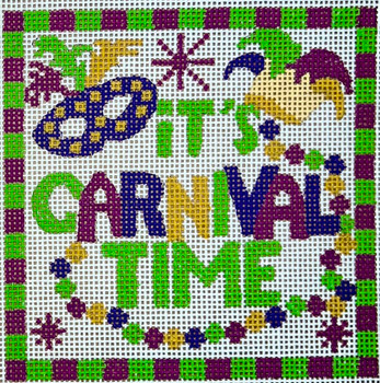 CH-1202 It's Carnival Time Square 4 x 4 18 Mesh CH Designs