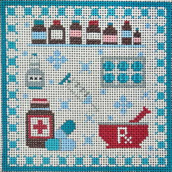 CH-1652 Pharmacist Square 4 x 4 18 Mesh CH Designs