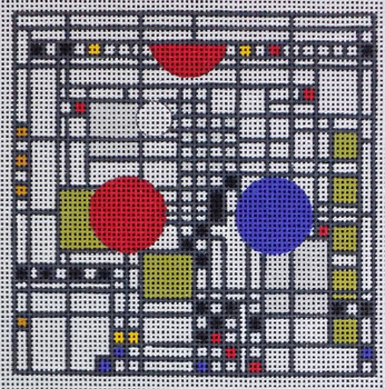 FLW-13 Art Glass II Square 4 x 4 18 Mesh FRANK LLOYD WRIGHT