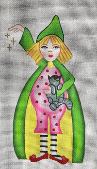 KS-25 Mistress Siri 9 x 4 ¾ 18 Mesh  KATIE’S NEEDLEPOINT DESIGNS