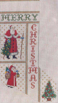 M-031 Santa Stocking 12 Mesh 12x21 Treglown Designs