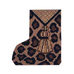 Skate With Decorative Blade SK16 Leopard Tassel 3 x 5 18 Mesh Shelly Tribbey Designs