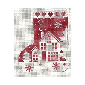 Skate with Decorative Blade Twelve Days of Christmas SK131 Red & White Holiday House 3 x 5 18 Mesh Shelly Tribbey Designs