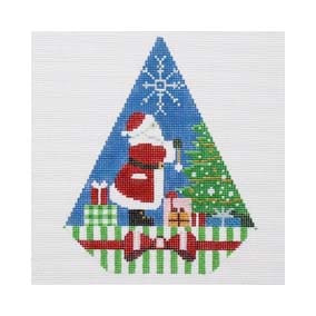 Triangle Christmas Ornament TR17 6 X 7.5 18 Mesh Trimming The Tree Shelly Tribbey Designs