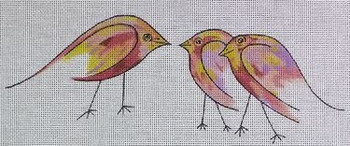 ZEDD-11 Three's a Crowd 10 x 4  18 Mesh THE ART OF NANCY ZEDD