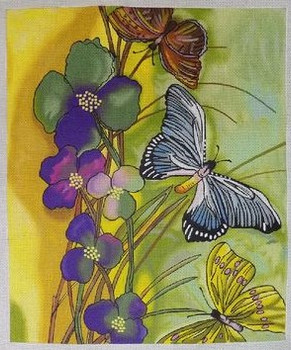 ZEDD-13 Butterflies 10 ½ x 12 ½  18 Mesh THE ART OF NANCY ZEDD