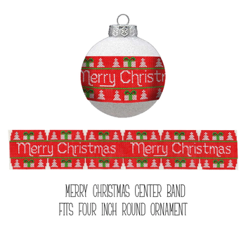 SA-XO 89 Merry Christmas Band 2.25 x 12.75 Starke Art Designs
