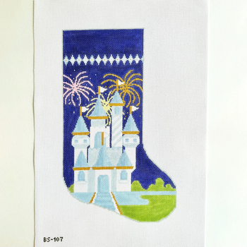 Celebration Castle Stocking 16 1/2" long, 10" wide 13 Mesh Bauble Stockings