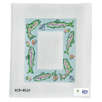 Pearly Gates Trout Pillow/Frame 8" X 10" 13 Mesh