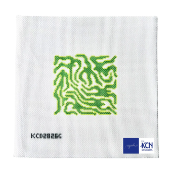 Green 4" Square 18 Mesh Printed Presley Goode