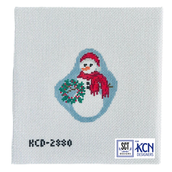 Holiday Snowman  1/2" X 4" 13 Mesh SCT Designs (KCN) KCD2880