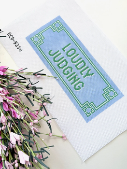 Loudly Judging 10" X 4 1/4" 13 Mesh SCT Designs (KCN) KCD5230