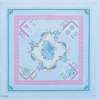 Mahj Mat Printed Canvas 32" x 32" 13 Mesh SCT Designs KCD2514