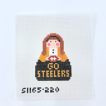 Steelers Angel 2 1/4" X 3" 13 mesh STITCH-ITs SI165220