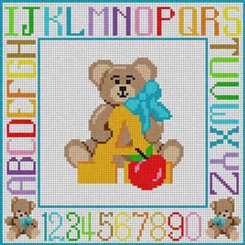 X-095 Letter  A Teddy Bear Alphabet Treglown Designs