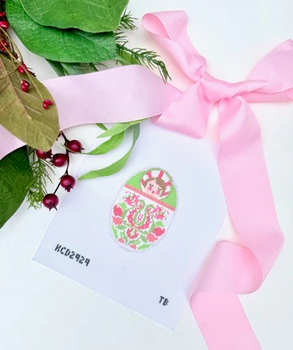 Jesus Printed Canvas  1/2" x 3 3/4” 18 Mesh Taylor Beach