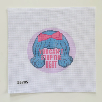 You Can't Stop  5" X 5" 18 Mesh Ziggy Stitches