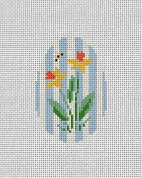 CM142 Daffodil Egg 2" x 3" 18 Mesh Camilla Moss