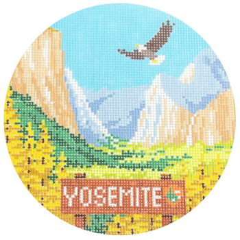 KB 6193 - Explore America - Yosemite 5" Round 18 Mesh Kirk & Bradley Designs
