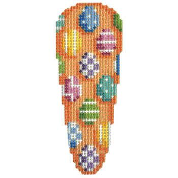 NTG TS451 - Patterned Egg Baby Carrot 3.25" x 1.25"  18 Mesh Two Sisters Designs