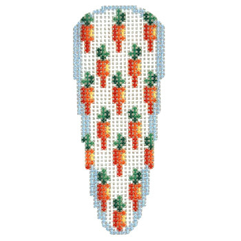 NTG TS452 - Carrot Repeat Baby Carrot 3.25" x 1.25"  18 Mesh Two Sisters Designs