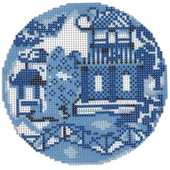 NTG TS492 - Canton Plate 4" Round 18 Mesh Two Sisters Designs