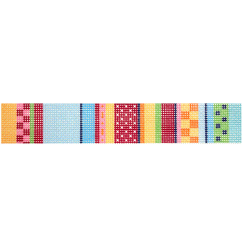 NTG TS816M - Stitch Stripe Key Fob/Multi 8.25" x 1.5" 13 Mesh Two Sisters Designs