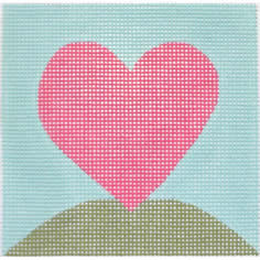 EWE-728 February Heart 5 x 5 13 Mesh Ewe And Eye