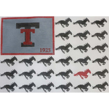 HSN DESIGNS COLLEGIATE FLAG (CF) HSNCF33 Texas Tech	 13 x 9.5 inches 18 Mesh