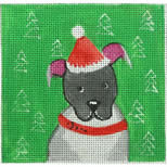 400 series:  T-429A Pitbull Santa Hat 4 x 4 18 Mesh Tango & Chocolate Tatutina/Georgia Florena Shaban