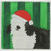400 series:  T-429R Sheepdog Santa Hat 4 x 4 13 Mesh Tango & Chocolate Tatutina/Georgia Florena Shaban