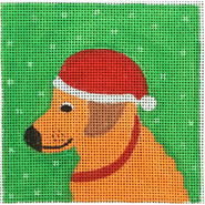 400 series:  T-429D Golden Santa Hat 4 x 4 13 Mesh Tango & Chocolate Tatutina/Georgia Florena Shaban