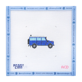 VINTAGE CARS - LAND ROVER DEFENDER 1.44" x 2.78" 18 Mesh AC Designs