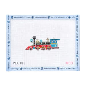 BLUE LOCOMOTIVE 1.5" x 3.78" 18 Mesh AC Designs
