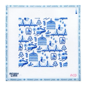 BOSTON TOILE 8" x 8" 13 Mesh AC Designs