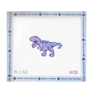DINO FRIENDS - TREX  2" x 3" 18 Mesh AC Designs