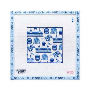 KENTUCKY TOILE - MINI 4" x 4" 18 Mesh AC Designs