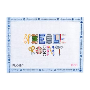 NEEDLEPOINT MINI 5" x 3" 18 Mesh AC Designs