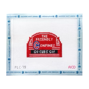 THE FRIENDLY CONFINES 2.5" x 3.8" 18 Mesh AC Designs