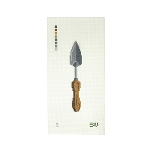 SHOVEL - WOOD HANDLE  4" x 1" 18 Mesh BATESWOOD NEEDLEPOINT